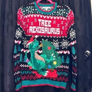 Celebrate Together Tree Rexosaurus Men’s Size Medium Ugly Christmas Sweater